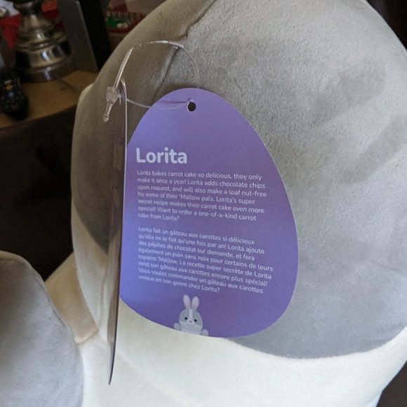 EASTER Hug Mees - Lorita The Bunny 20" Squishmallow - NEW - Picture 7 of 8